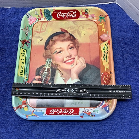 1950’s Have A Coke - Coca Cola Serving Tray - Thirst Knows No Season - Decor - Picture 6 of 6